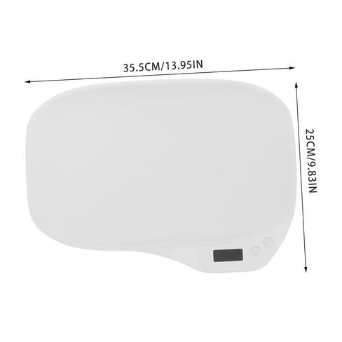 مقياس Kisangel Pet الرقمي مع شاشة LED لقياس الوزن الإلكتروني عالي الدقة للجراء والقطط، مقياس متعدد الاستخدامات للحيوانات الأليفة لتتبع النمو الدقيق in Kuwait