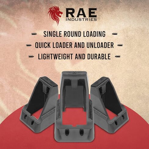 RAEIND Magazine Speedloaders for Glock 17 9mm Double Stack Magazine Ammo Loader | (9mm - Glock 17) in Saudi Arabia