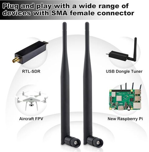 1.2Ghz Antenna Omni 6.5dBi High Gain SMA Male Portable Antenna for for DJl Drone RV Wi-Fi hotspots Industrial Sensors loT Security Cameras in Kuwait
