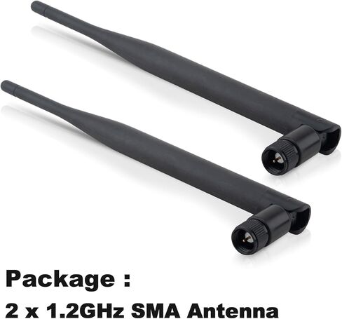 1.2Ghz Antenna Omni 6.5dBi High Gain SMA Male Portable Antenna for for DJl Drone RV Wi-Fi hotspots Industrial Sensors loT Security Cameras in Kuwait