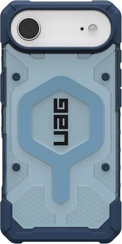 URBAN ARMOR GEAR UAG مصممة لهاتف iPhone Air Case Pathfinder Clear + حزمة حبل للمعصم - متوافقة مع الغطاء الواقي من الدرجة العسكرية MagSafe، أزرق in Saudi Arabia