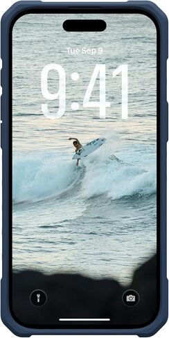 URBAN ARMOR GEAR UAG مصممة لهاتف iPhone Air Case Pathfinder Clear + حزمة حبل للمعصم - متوافقة مع الغطاء الواقي من الدرجة العسكرية MagSafe، أزرق in Saudi Arabia