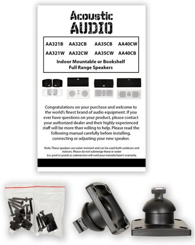 Acoustic Audio AA321B and AA35CB Indoor Speakers Home Theater 7 Speaker Set in Saudi Arabia