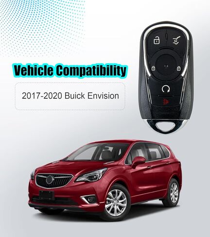 استبدال مفتاح السيارة الذكي القابل للبرمجة عن بعد لـ 2017-2020 Buick Envision دخول بدون مفتاح 315 ميجا هرتز HYQ4AA (طقم جهاز تحكم عن بعد قابل للبرمجة ذاتيًا) in Kuwait