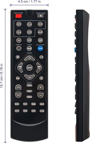 جديد RRMCGA409AWSA استبدال جهاز التحكم عن بعد المتوافق مع نظام الصوت Sharp XL-BH250 RRMCGA397AWSA RRMCGA409AWSA CDBH950 CDDH950P CDDHS1050P XLBH250 in Saudi Arabia