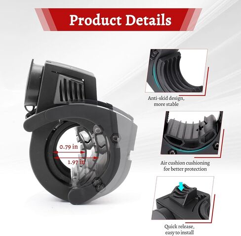 مجموعة حامل مجرفة مطاطية مع قفل يناسب أدوات قطر 0.79 بوصة - 1.79 بوصة، مقابض سريعة الفك لرف سقف السيارة على الطرق الوعرة، لوحات مولي، شاحنات الدفع الرباعي UTV ATV M6 Nut in Kuwait