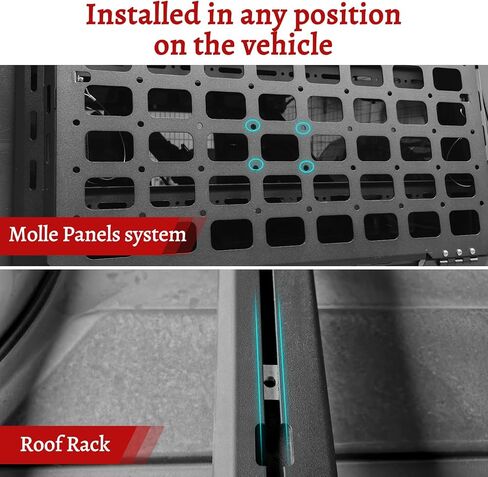 مجموعة حامل مجرفة مطاطية مع قفل يناسب أدوات قطر 0.79 بوصة - 1.79 بوصة، مقابض سريعة الفك لرف سقف السيارة على الطرق الوعرة، لوحات مولي، شاحنات الدفع الرباعي UTV ATV M6 Nut in Kuwait