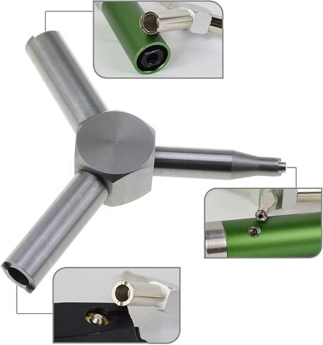 304 الفولاذ المقاوم للصدأ Airsoft Component Valve Key Airsoft Magazine Clip 3 في 1 أداة صمام Airsoft لإزالة المشبك على صمام التعبئة والصيانة الكهربائية in Saudi Arabia
