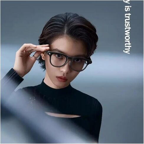 Compatible for RayNeo V3 Slim AI Photography Smart Glasses Wireless BCompatible for uetooth Audio Glasses Wireless Headphones Voice(Gold) in Kuwait