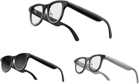 Compatible for RayNeo V3 Slim AI Photography Smart Glasses Wireless BCompatible for uetooth Audio Glasses Wireless Headphones Voice(Gold) in Kuwait