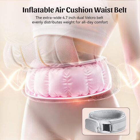 حاملة الأطفال من كوزي بي بي، حاملة أغطية أطفال مريحة 3 في 1 مع حزام خصر بوسادة هوائية، حاملة أطفال مريحة وقابلة للتعديل من حديثي الولادة إلى الأطفال الصغار بوزن 7.7 إلى 33 رطل، حاملة أطفال مع حزام قفل، وجيب تخزين in Kuwait