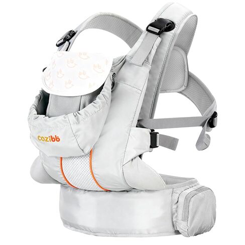 حاملة الأطفال من كوزي بي بي، حاملة أغطية أطفال مريحة 3 في 1 مع حزام خصر بوسادة هوائية، حاملة أطفال مريحة وقابلة للتعديل من حديثي الولادة إلى الأطفال الصغار بوزن 7.7 إلى 33 رطل، حاملة أطفال مع حزام قفل، وجيب تخزين in Kuwait