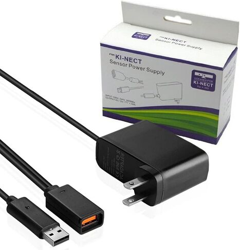 Game Console Sensor System USB Charger AC Power Supply Adapter Cable for Xbox (360 Console) for Kinect Game Accessory in Kuwait