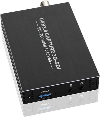 بطاقة التقاط ACHAVE SDI USB 3.0، جهاز التقاط صوت فيديو 1080P 60FPS مع حلقة HDMI، بطاقة تسجيل بث الألعاب لنظام التشغيل Windows Linux OS X، التوصيل والتشغيل in Kuwait