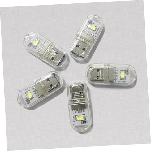 DOITOOL 12 قطعة ضوء ليلي صغير USB ضوء دافئ مصابيح LED محمولة تصميم سلسلة مفاتيح للتخييم في السكن واستخدام الطوارئ USB صغير الحجم للإضاءة متعددة الاستخدامات in Saudi Arabia