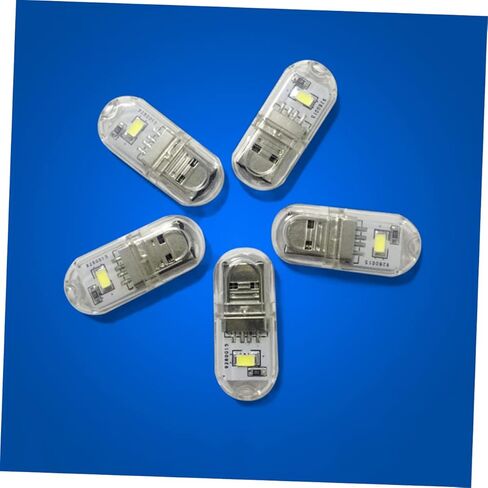 DOITOOL 12 قطعة ضوء ليلي صغير USB ضوء دافئ مصابيح LED محمولة تصميم سلسلة مفاتيح للتخييم في السكن واستخدام الطوارئ USB صغير الحجم للإضاءة متعددة الاستخدامات in Saudi Arabia
