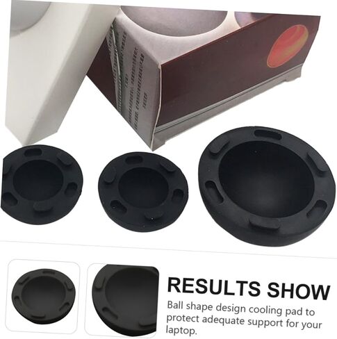 TEHAUX 4Pcs Laptop Cooling Pad Silicone Feet for Heat Dissipation Portable Laptop Accessories for Enhanced Airflow and Comfortable Typing for Laptops and Notebooks in Saudi Arabia
