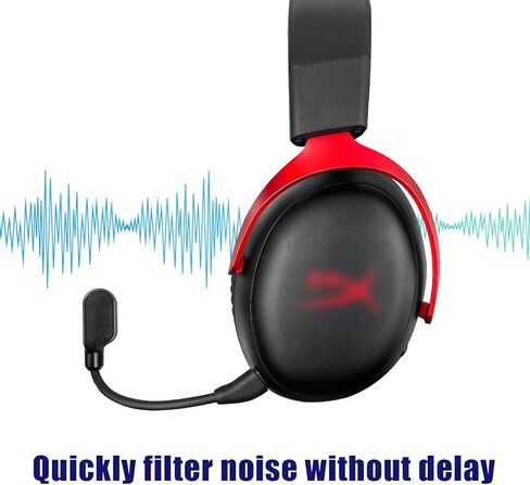 استبدال ميكروفون مطور يناسب سماعة الألعاب السلكية/اللاسلكية HyperX Cloud III، وميكروفون احتياطي لإلغاء الضوضاء قابل للفصل للدردشة الصوتية للألعاب الكريستالية in Kuwait