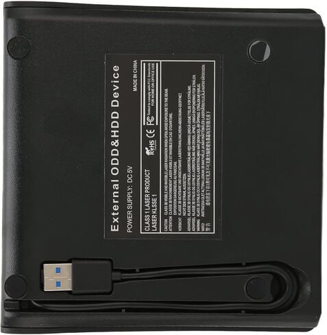 External DVD Drive Enclosure, USB 3.0 Slim ODD Case for 12.7mm Optical Drive with Plug and Play, for OS Laptop Desktop in Saudi Arabia