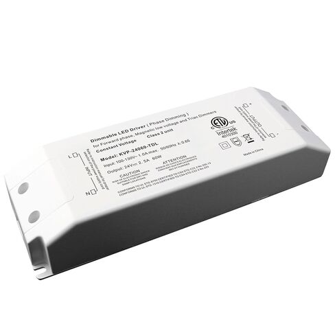 96W Triac Dimmable LED Driver, 24V Dimmable Power Supply, 100-277VAC to 24VDC Transformer for Low Voltage Lighting Project, Compatible with Lutron Leviton Dimmers, UL Listed, Class 2, Class P in Saudi Arabia