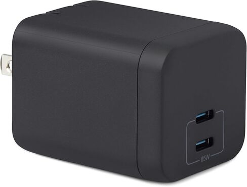 شاحن حائط أمازون بيسيكس سريع الشحن USB C نانو جان، 20 وات بمنفذ واحد PD 3.1 للهواتف اللوحية، أبيض in Kuwait