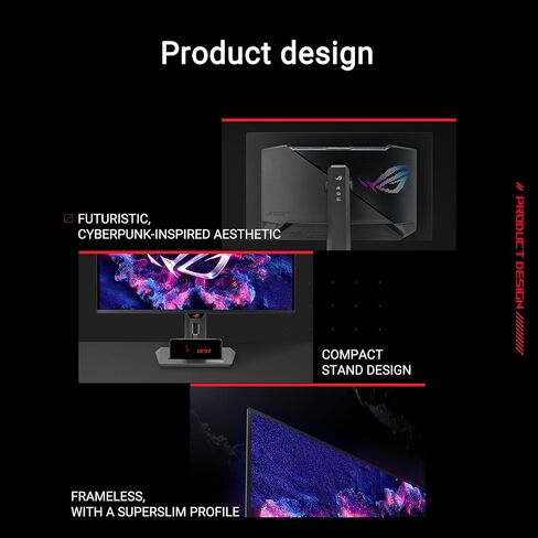 شاشة الألعاب ASUS ROG Strix مقاس 27 بوصة بدقة 4K QD-OLED (XG27UCDMG) - 240 هرتز، 0.03 مللي ثانية، مضاد للوميض 2.0، مبدد حرارة مخصص، Care Pro، مستشعر القرب Neo، 99% DCI-P3، لون حقيقي 10 بت، ضمان لمدة 3 سنوات in Saudi Arabia