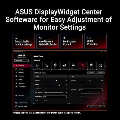 شاشة الألعاب ASUS ROG Strix مقاس 27 بوصة بدقة 4K QD-OLED (XG27UCDMG) - 240 هرتز، 0.03 مللي ثانية، مضاد للوميض 2.0، مبدد حرارة مخصص، Care Pro، مستشعر القرب Neo، 99% DCI-P3، لون حقيقي 10 بت، ضمان لمدة 3 سنوات in Saudi Arabia