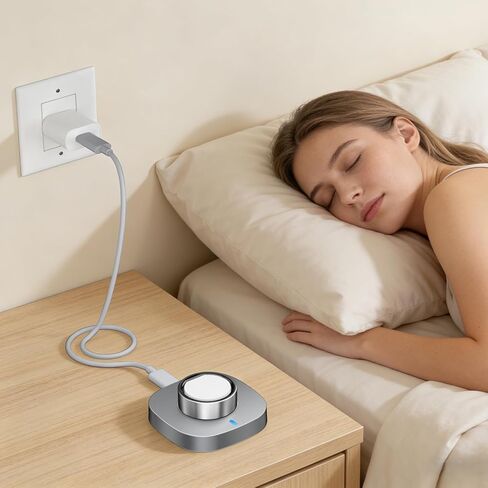 Charger Compatible with Ultrahuman Ring-Size 10,Fast Safe Charging Dock with USB-C Cable,Portable Design for Ultrahuman Ring Air,Silver Gray in Saudi Arabia