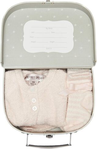 مجموعة Barefoot Dreams CozyChic Lite® للفتيات حديثي الولادة، وردي، حديثي الولادة in Kuwait