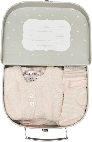مجموعة Barefoot Dreams CozyChic Lite® للفتيات حديثي الولادة، وردي، حديثي الولادة in Kuwait