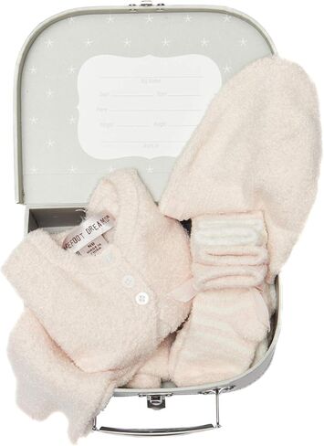 مجموعة Barefoot Dreams CozyChic Lite® للفتيات حديثي الولادة، وردي، حديثي الولادة in Kuwait