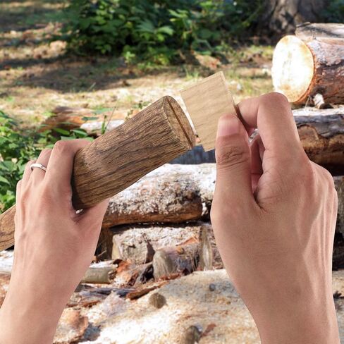 2 حزمة من مقابض فأس خشب الزان بديلة لـ DWFKHT 16.5 بوصة رمي المحاور، استبدال مقبض الفأس in Kuwait