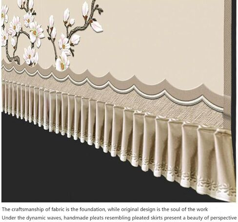 Elastic Force Television Hood TV Dust Cover Cloth 19-70 Inch Simple and Modern European Style(Size:80-83in(185x107cm),Color:B) in Saudi Arabia