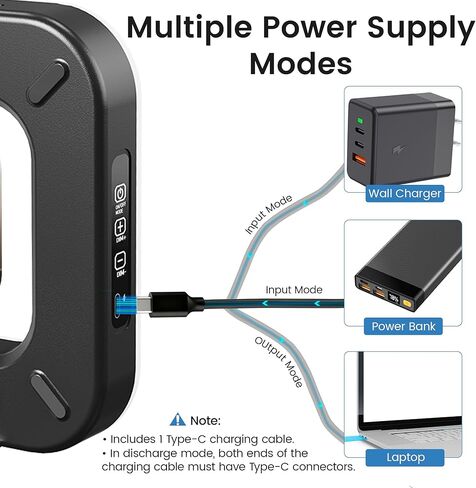 ضوء حلقة الهاتف لتسجيل الفيديو، ضوء هاتف مغناطيسي MagSafe مزدوج الجوانب، ضوء سيلفي LED محمول مع حامل ثلاثي صغير لهواتف iPhone وTikTok ويوتيوب والمكياج in Saudi Arabia