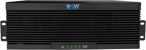 مسجل فيديو GW Security 128 قناة 6K 12MP NVR وحده، يدعم ما يصل إلى 128 × 12MP/8MP/5MP كاميرات IP، ويدعم تخزين يصل إلى 288 تيرابايت و8K HDMI (GW55128NSN) in Saudi Arabia