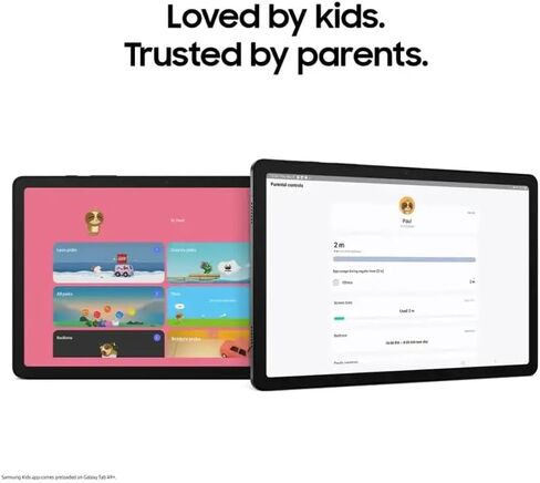 SAMSUNG Galaxy Tab A9+ Plus 11" 256GB Android Tablet, Big Screen, Quad Speakers, Upgraded Chipset, Multi Window Display, Slim, Light, Durable, Kids Friendly Design, US Version, 2024, Graphite in Kuwait