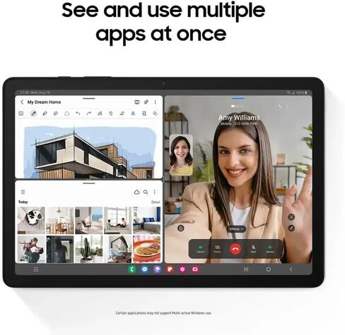 SAMSUNG Galaxy Tab A9+ Plus 11" 256GB Android Tablet, Big Screen, Quad Speakers, Upgraded Chipset, Multi Window Display, Slim, Light, Durable, Kids Friendly Design, US Version, 2024, Graphite in Kuwait