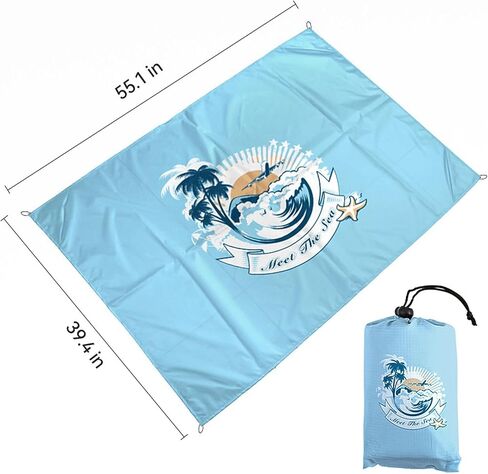 100 * 140cm Picnic mat, Lightweight Waterproof Floor mat, mini Folding Beach mat, Outdoor Camping Moisture-Proof mat in Saudi Arabia