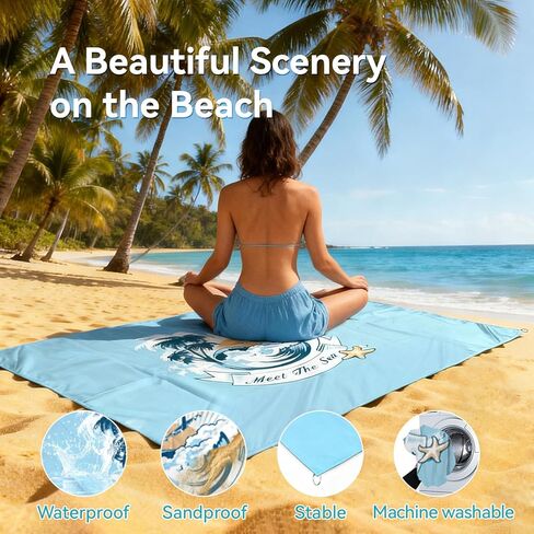 100 * 140cm Picnic mat, Lightweight Waterproof Floor mat, mini Folding Beach mat, Outdoor Camping Moisture-Proof mat in Saudi Arabia