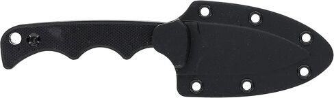 سكين Smith & Wesson H.R.T Spear Point Neck Knife 5.5 بوصة الطول الإجمالي مع 2 بوصة طول الشفرة وحبل منفصل، أسود in Kuwait