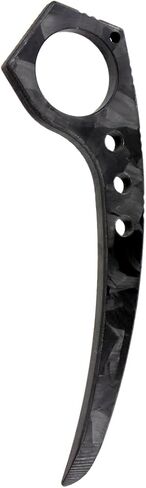 Fixed Blade Claw Knife, Carbon Fiber Tactical EDC Tool, Combat Pocket Trainer Tool, No Cutting Edge, for Practice Training and Play (Carbon Fiber 3K) in Kuwait