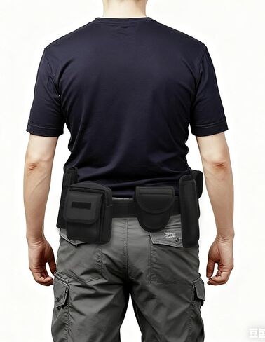 8 in 1 Police Tactical Belt Security Guard Belt Versatile Military Utility Belt Modular Equipment System Molded Duty Belt Set for Law Enforcement in Saudi Arabia
