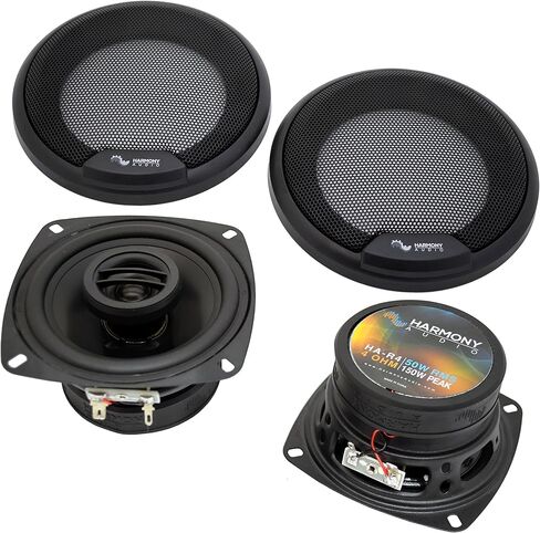 مجموعة مكبرات الصوت Harmony Audio HA-R4 HA-R5 المتوافقة مع استبدال مكبر الصوت Mitsubishi Galant 1999-2003 OEM in Saudi Arabia