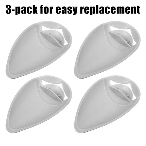 4 Pcs Faucet Extender for Toddlers, Adjustable Kaucet Extender for Bathroom Sink, Splash-Proof Sink Extenders for Faucets, Grey in Saudi Arabia