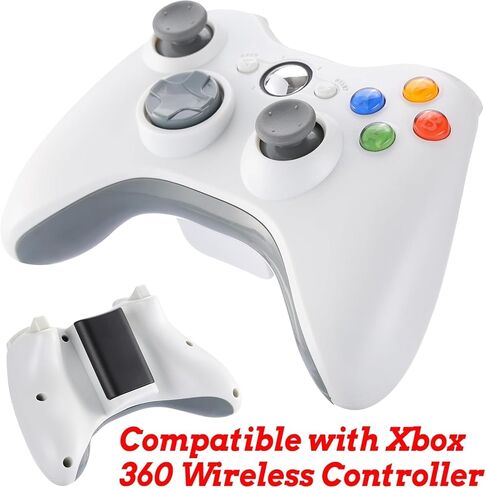 غطاء حزمة البطارية لجهاز Xboxes 360، 4 قطع غطاء حزمة البطارية البديلة لوحدة التحكم اللاسلكية Microsoft Xboxes 360 - أسود in Kuwait