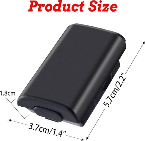 غطاء حزمة البطارية لجهاز Xboxes 360، 4 قطع غطاء حزمة البطارية البديلة لوحدة التحكم اللاسلكية Microsoft Xboxes 360 - أسود in Kuwait