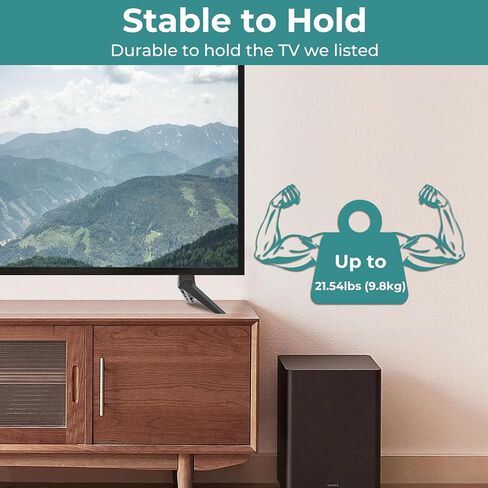 أرجل حامل تلفزيون Yaotieci فقط من أجل Vizio V505-H9، وليس للآخرين، لاستبدال أرجل تلفزيون Vizio مع مجموعة مسامير، سهلة التركيب in Saudi Arabia