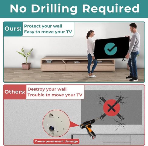 Yaotieci TV Legs Only for Vizio TV Stand V505-G9, Not for Other TV Model, for Vizio TV Feet Replacement wr Screws & Instructions in Saudi Arabia