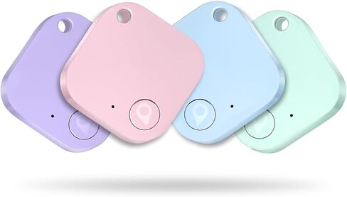 علامات Air Tag-4 Pack Android Tracker Tag، تعمل مع تطبيق Google Find Hub (Android فقط)، عمر بطارية طويل، مقاومة للماء IP65، للمفاتيح/الأمتعة/حقيبة السفر/حقيبة الظهر/المحفظة، أسود in Kuwait