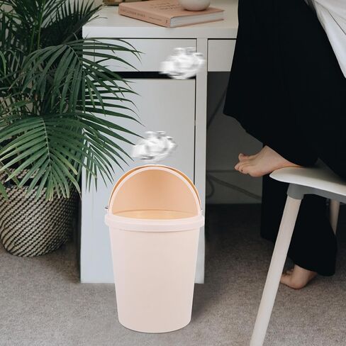 Garneck Large Capacity Cartoon Panda Trash Can with Lid Waste Container for Office Bathroom Kitchen and Outdoor Use Ample Space for Daily Garbage Disposal in Saudi Arabia